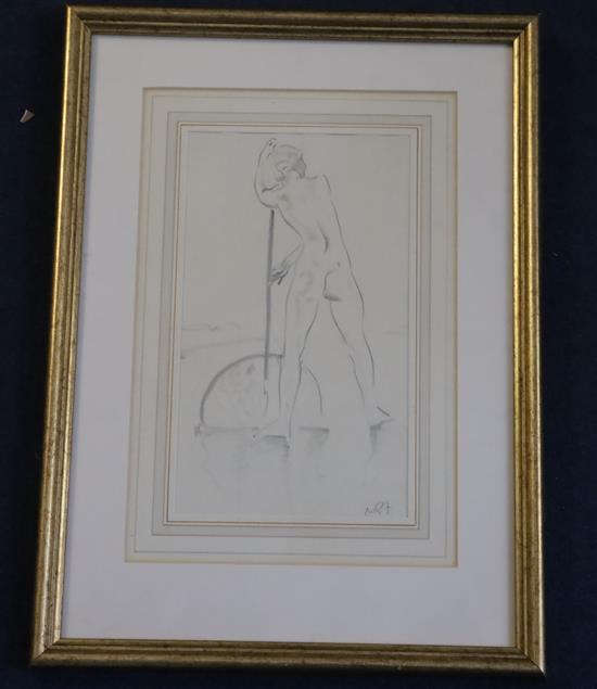 § Sir William Russell Flint (1880-1969) Shrimper 8.5 x 5in.